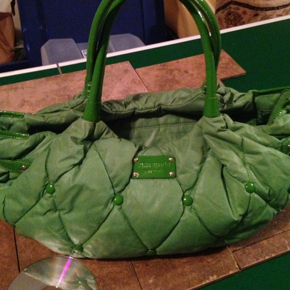 Nylon green Kate Spade bag - Picture 1 of 3
